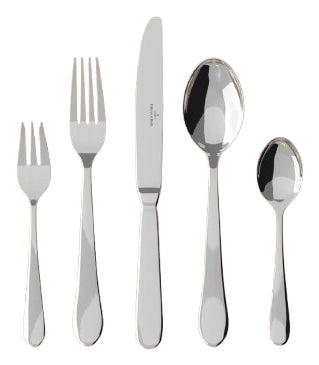 Villeroy & Boch Oscar Tafelbesteck – Edelstahl, Silber, spülmaschinenfest, 30 Stück