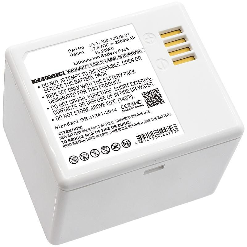CoreParts Akku Li-Ion 7,4 V 16,28 Wh (2200 mAh) – für Arlo VM4030, VM4030P, VMA4400 und andere – Weiss
