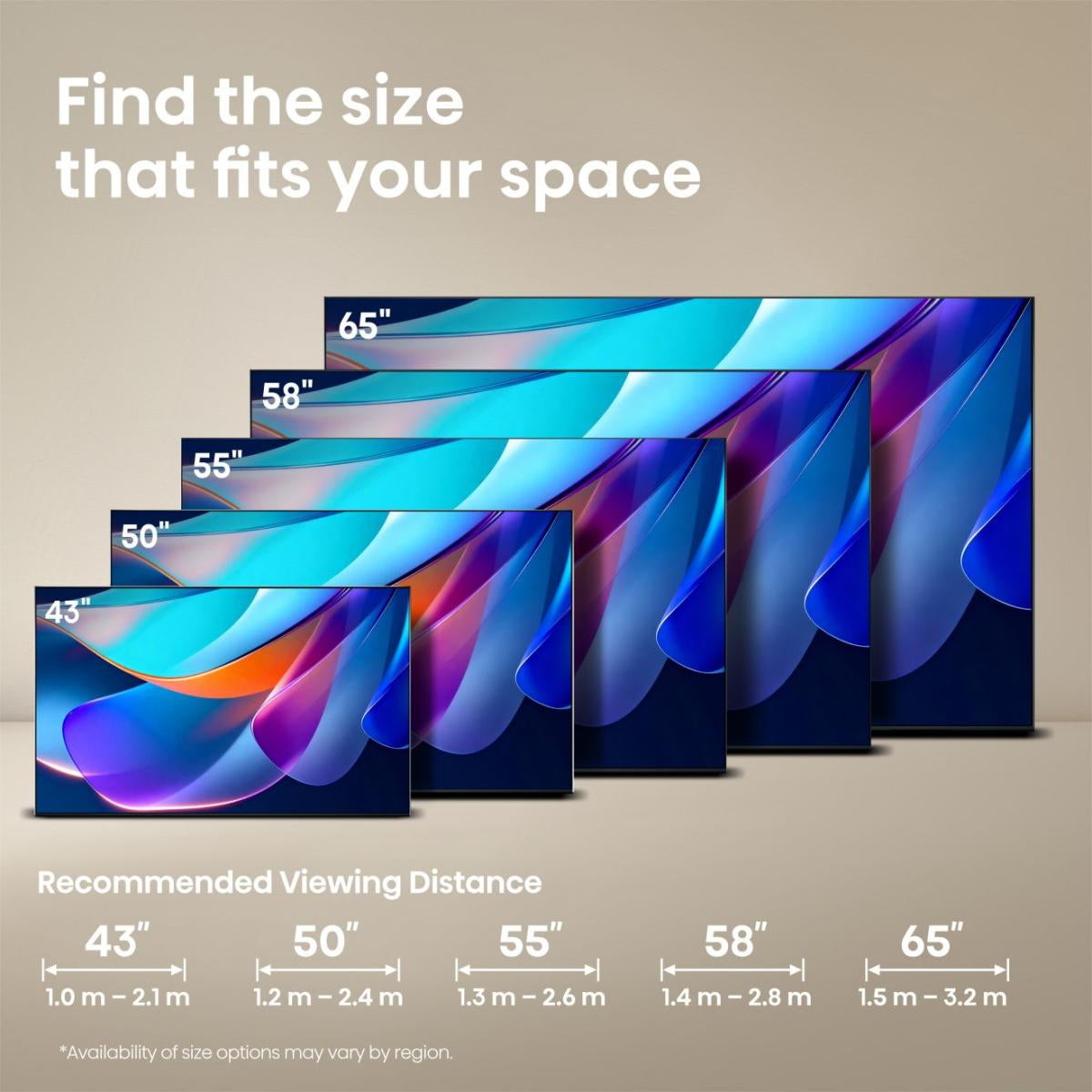 Hisense A6S 55" TV – 4K UHD – LCD (Direct-LED) – VIDAA U9.5 – 60 Hz – Dolby Vision, HDR10, HDR10+, HLG
