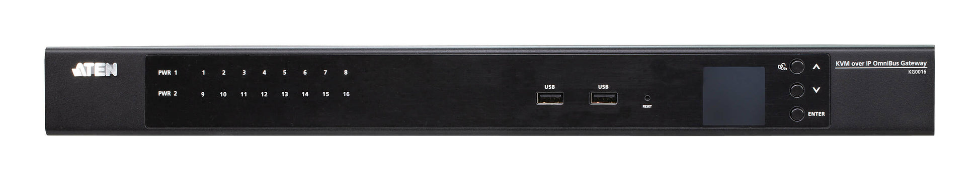 ATEN KG0016 – KVM-Switch – 16-Port, RJ-45 – 1920 × 1080 @ 60 Hz, Schwarz