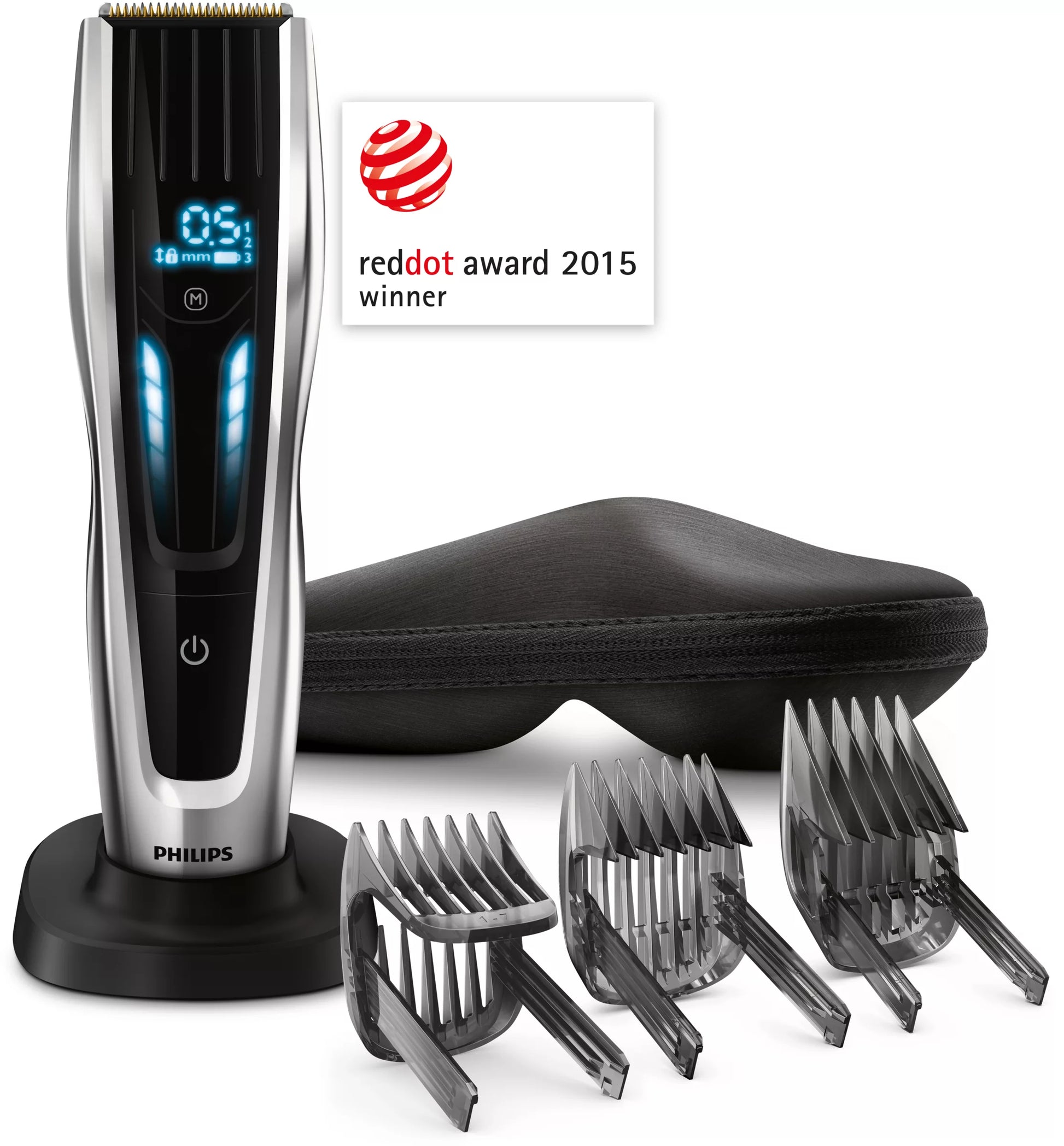Philips Haarschneider Serie 9000 HC9450/20 – Akku 120 min, 0,5–42 mm – Titanmesser