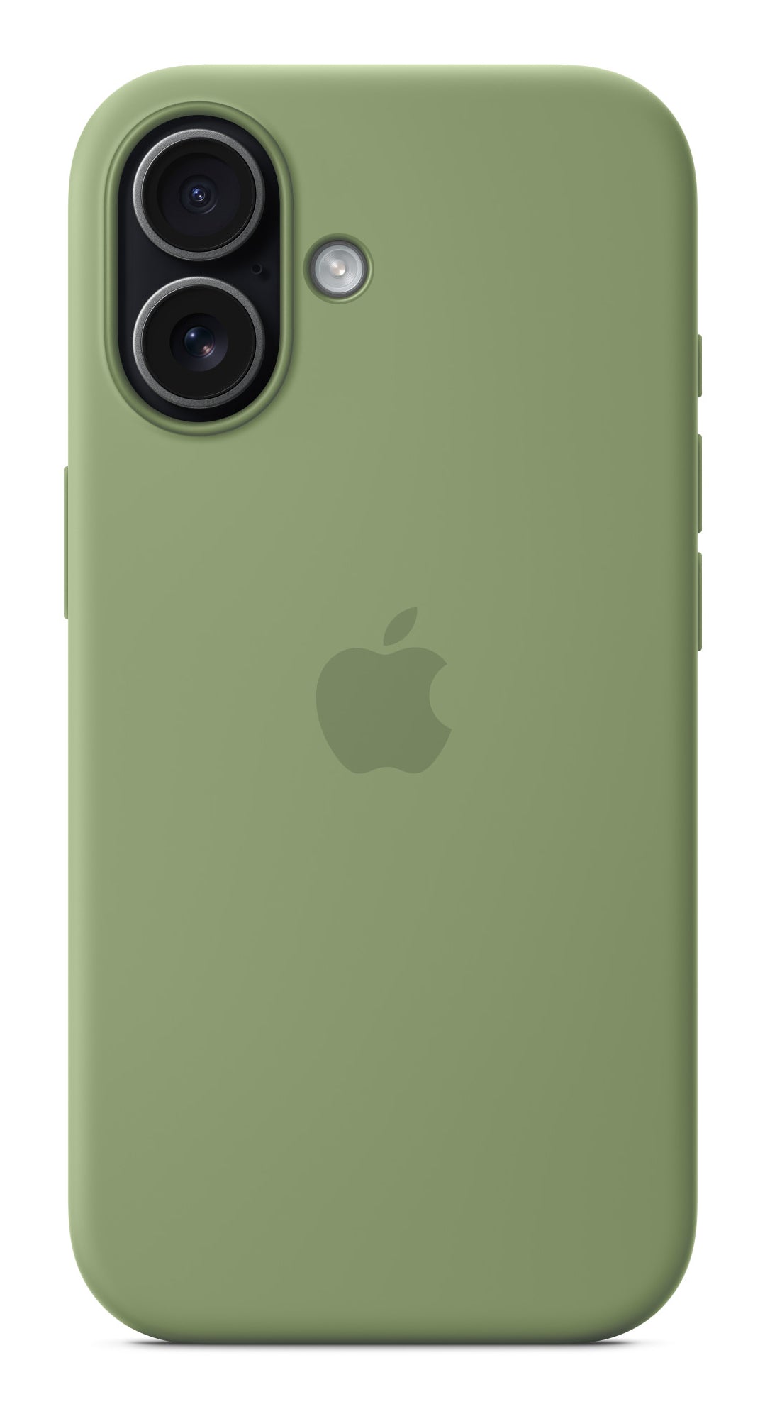 Apple Backcover – für Apple iPhone 17 – grün – Silikon – MagSafe-kompatibel, mit Kartenfach
