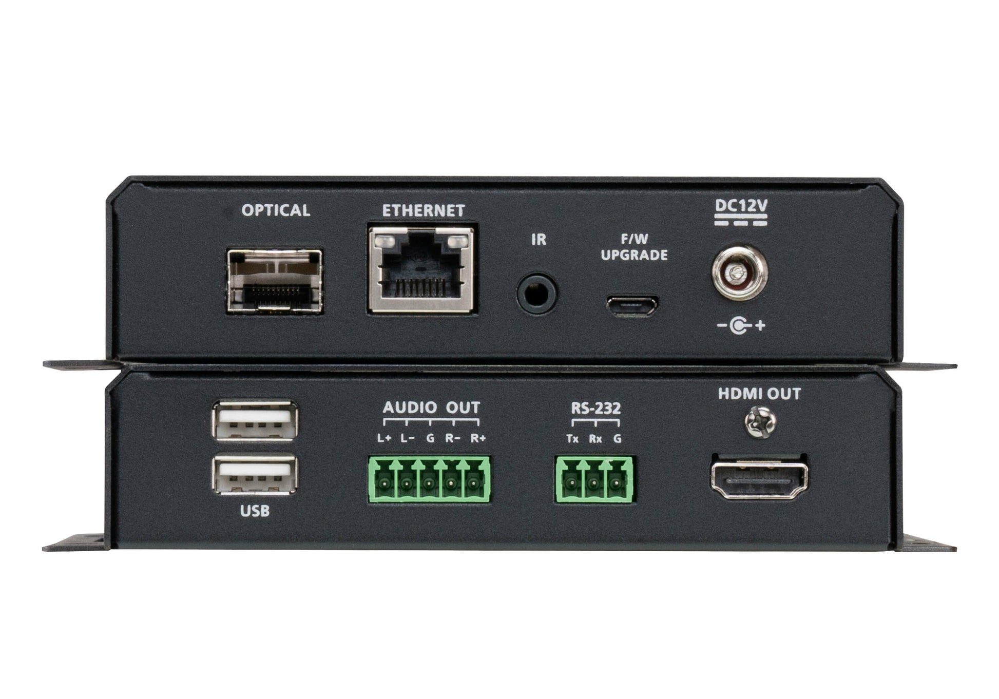 ATEN VE883AK1 – HDMI Extender-Set, über Glasfaser, 4K@60 Hz, 300 m, 4:4:4, HDCP 2.2, USB 2.0, IR, RS-232