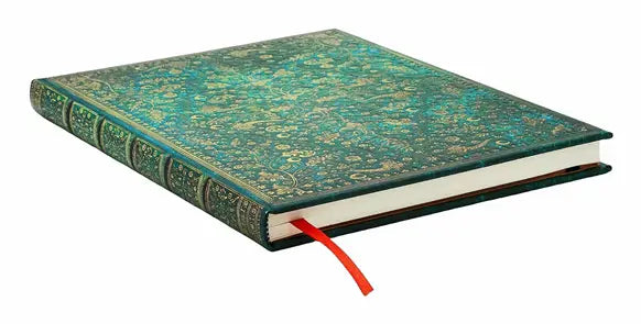 Paperblanks Notizbuch, 175 × 230 mm, liniert, Hardcover, 144 Seiten, 120 g/m² – smaragdgrün