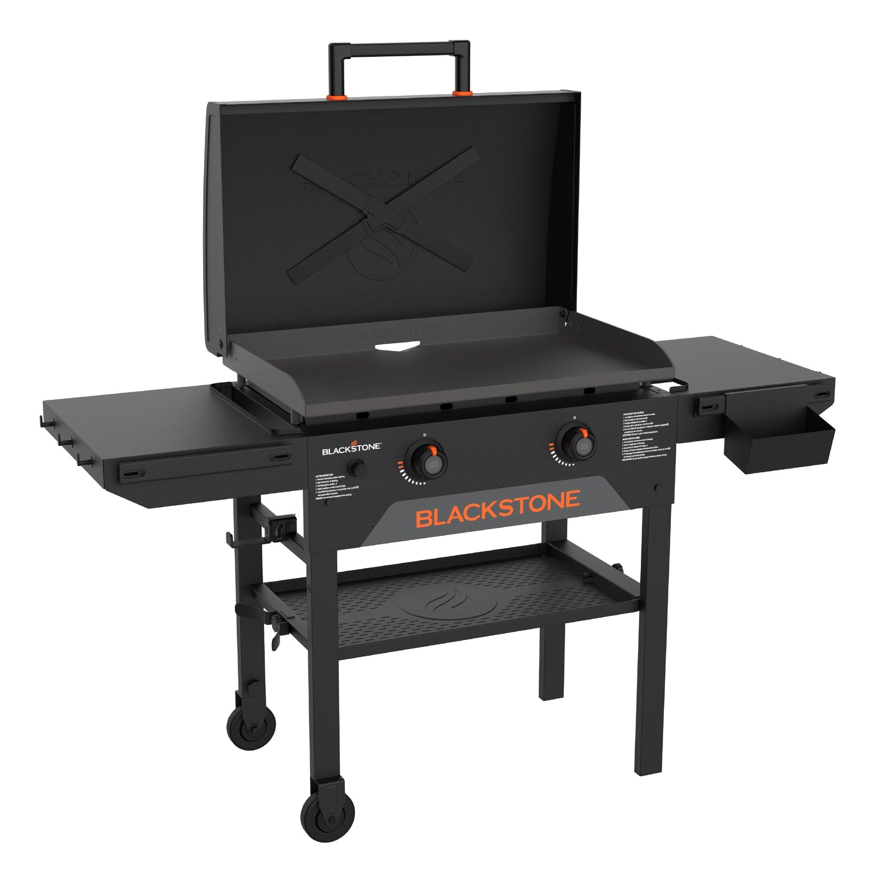 Blackstone Gasgrill 2287DK – 2 Brenner, 134 cm breit – Schwarz/Orange