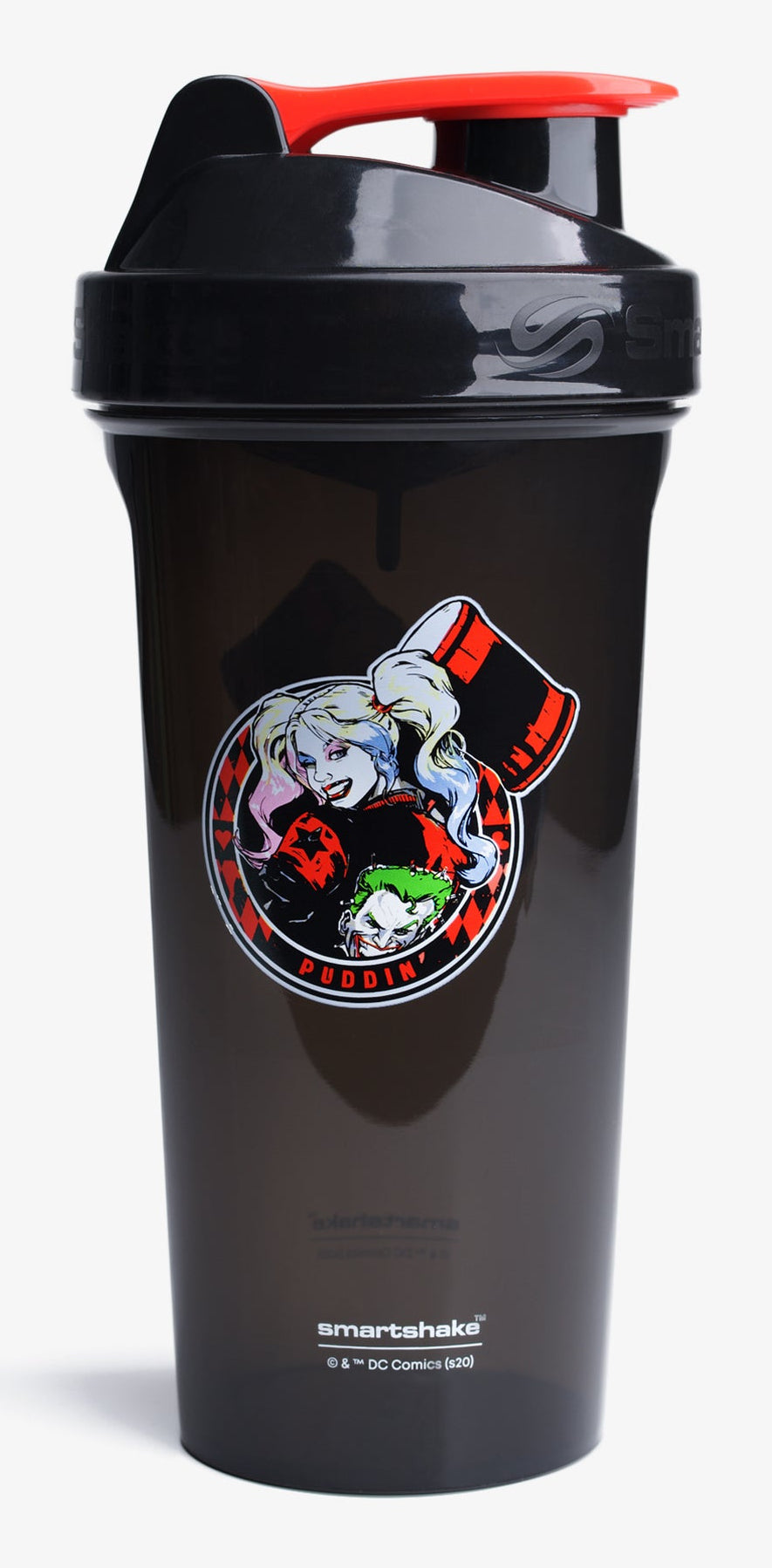 Smartshake Lite Trinkflasche 800 ml – Kunststoff, Schraubdeckel, Harley Quinn