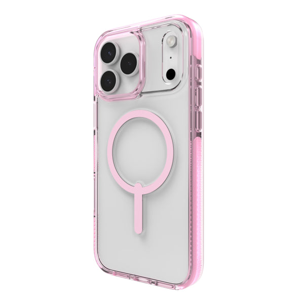 ZAGG Santa Cruz Snap – Backcover – für Apple iPhone 17 Pro Max, MagSafe, Graphen, Pink, bis 4 m Sturzsicher