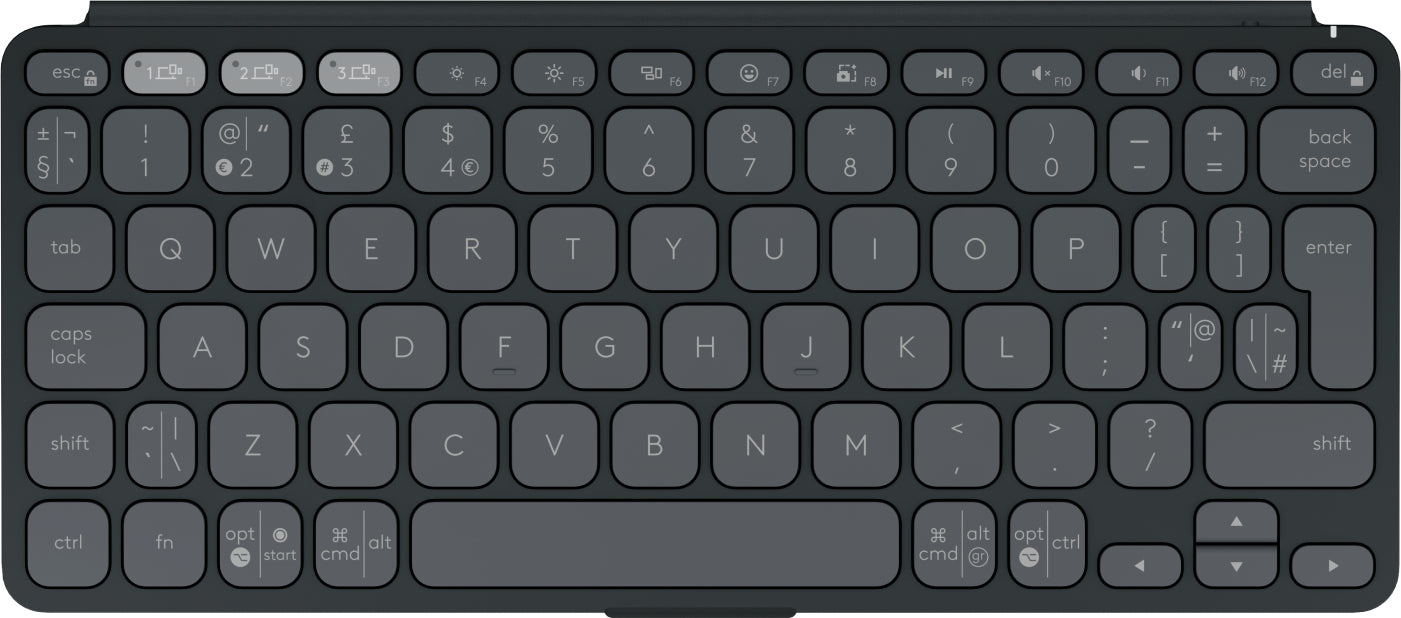 Logitech Keys-To-Go 2 – Tastatur, US-Layout (EN), Graphit