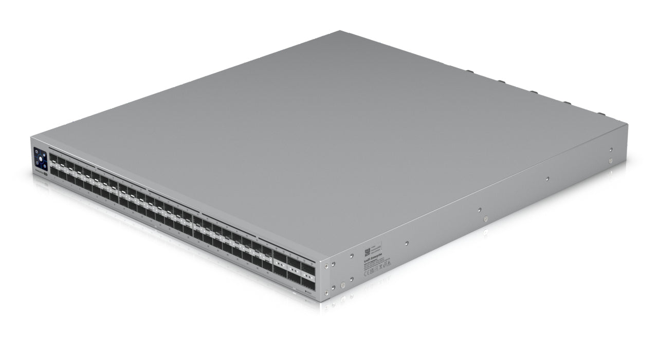 Ubiquiti Enterprise Campus – Managed Switch – 48×SFP28, 6×QSFP28, L2+/L3, 1U