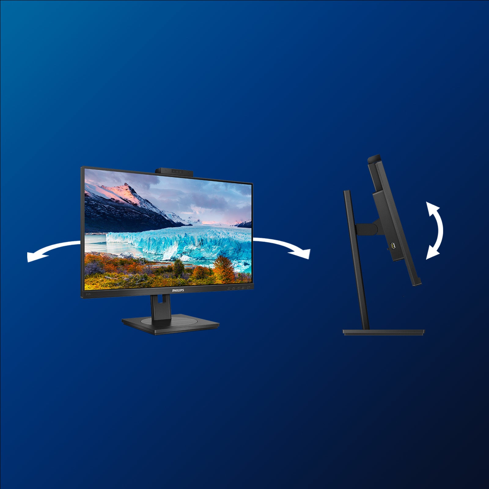 Philips 272S1MH/00 – 27" Full HD IPS 75 Hz – Webcam, Lautsprecher