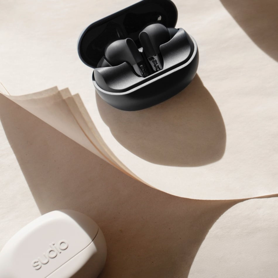 Sudio N3 Pro TWS In-Ear – ANC, mit Ladecase, Schwarz, BT 5.4