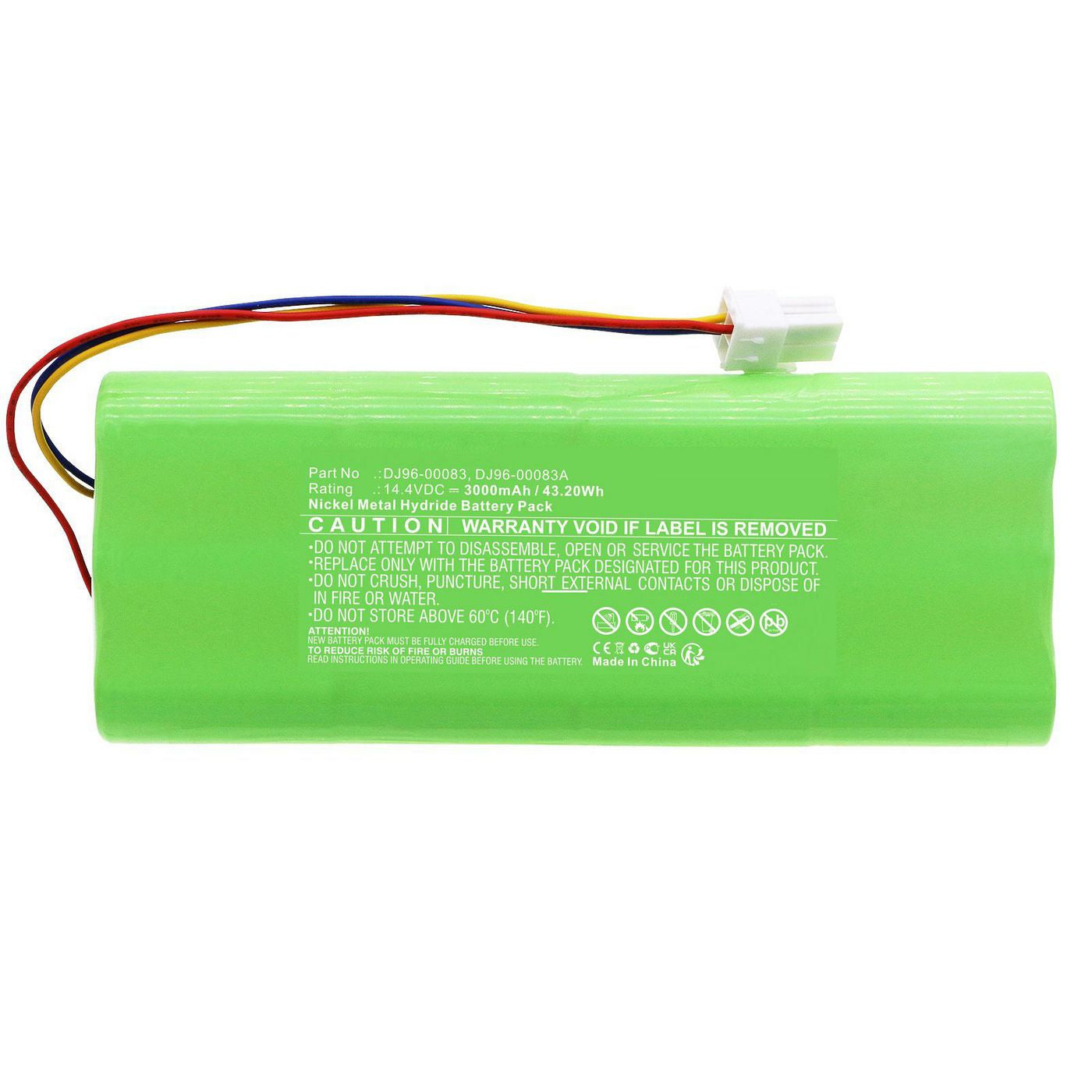 CoreParts Absauganlage – 3000 mAh, Akkubetrieb, 14,4 V, für Samsung Staubsauger