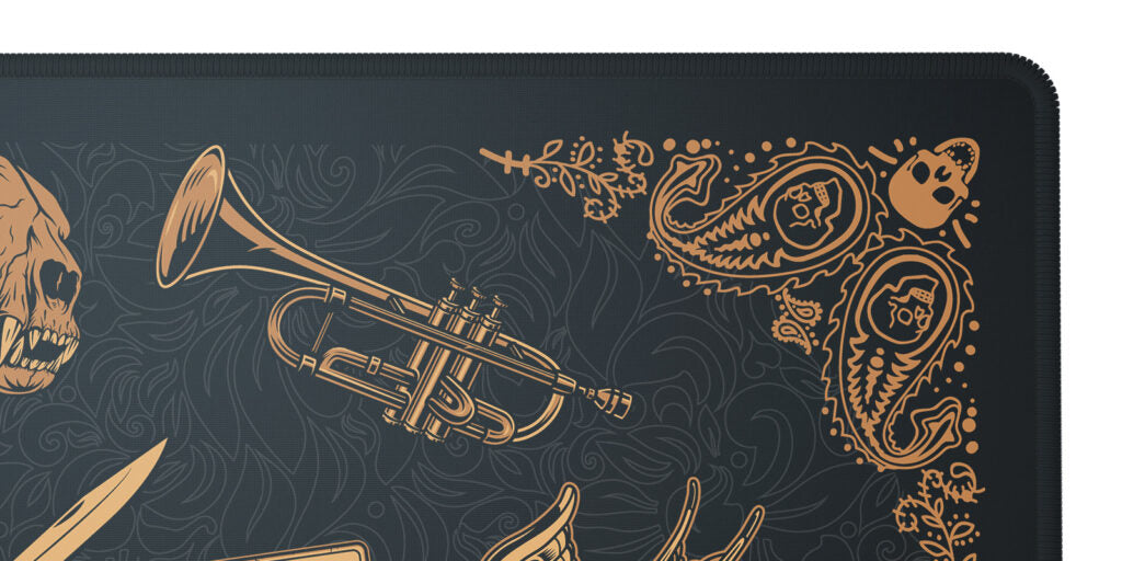 CHERRY XTRFY GP5 CALAVERA XL – Gaming-Mauspad – 920 × 400 mm, Tuch & Gummi, Mehrfarbig