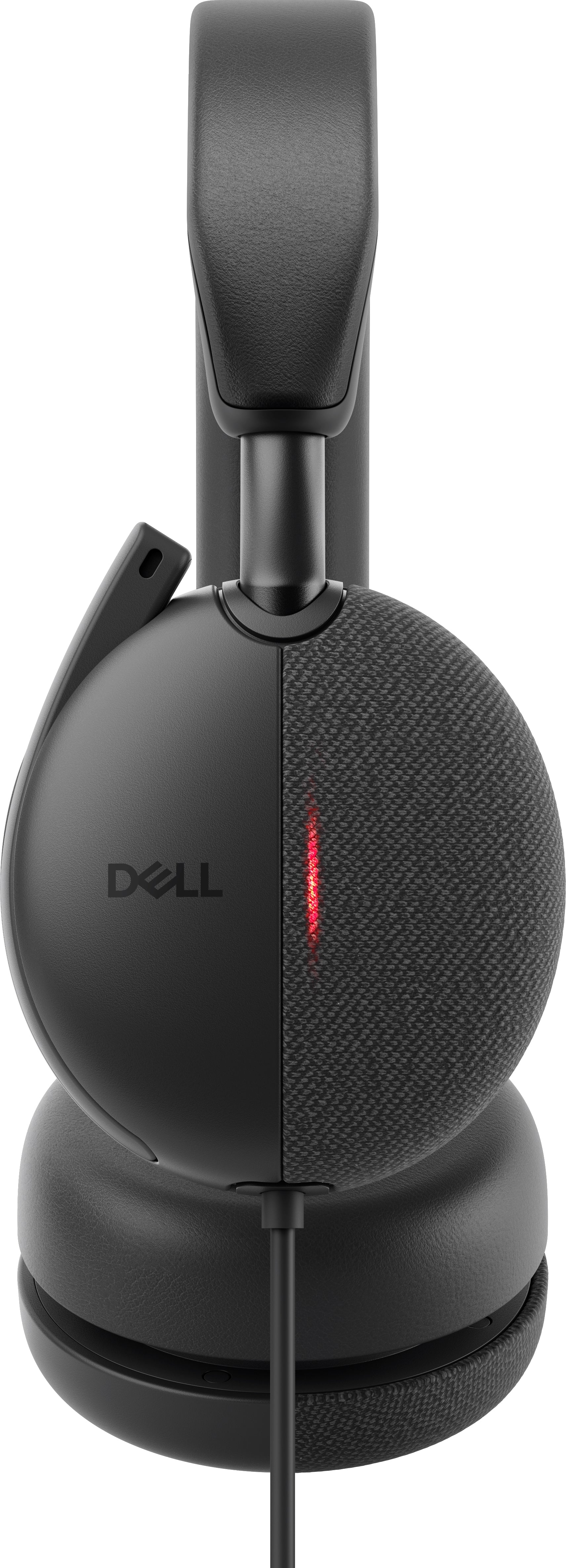 DELL WH5024 – Duo Headset On-Ear – USB-C, ANC – Schwarz – für Microsoft Teams/Zoom