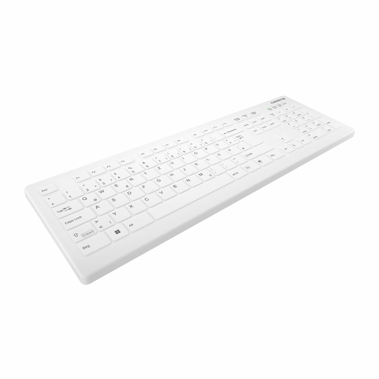 CHERRY CONTOUR ACTIVE KEY AK-C8112F-FUS-W/GE – Tastatur, kabellos, DE-Layout (DE), vollversiegelt (IP68), weiss