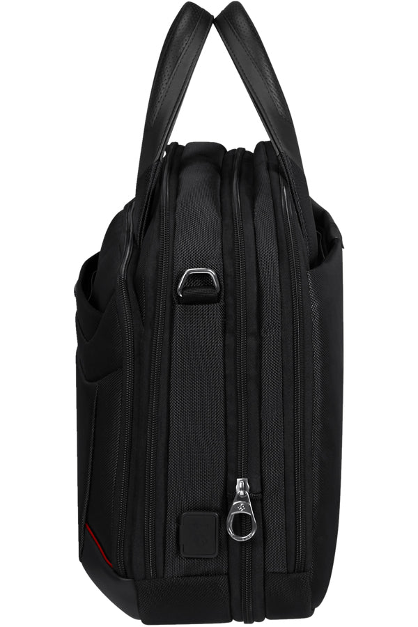 Samsonite Pro-DLX 6 Notebook-Tasche – 16/23 l, wasserabweisend, RFID-Fach, Nylon, schwarz