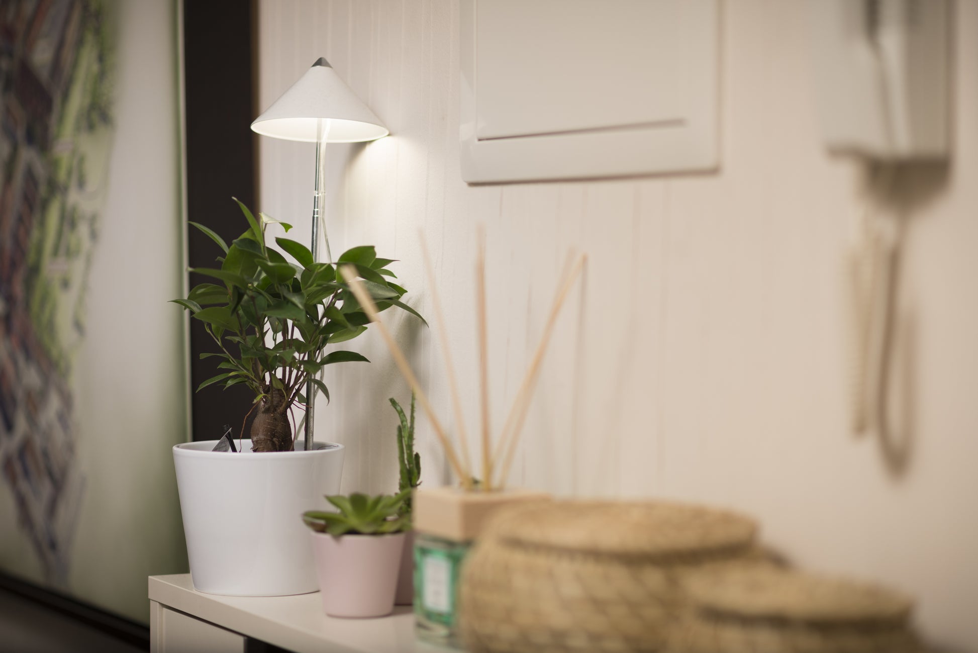 Venso EcoSolutions Pflanzenleuchte SUNLiTE – 100 cm, 660 lm, 7 W, Warmweiss, IP54, Weiss/Chrom, Vollspektrum