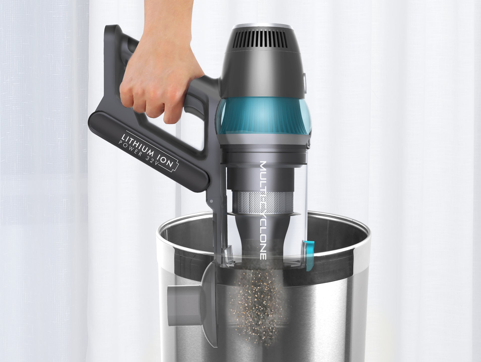 Trisa Akkustaubsauger Quick Clean Professional T9621, 2-in-1 – 80 Min, 600 W, 0,30 l