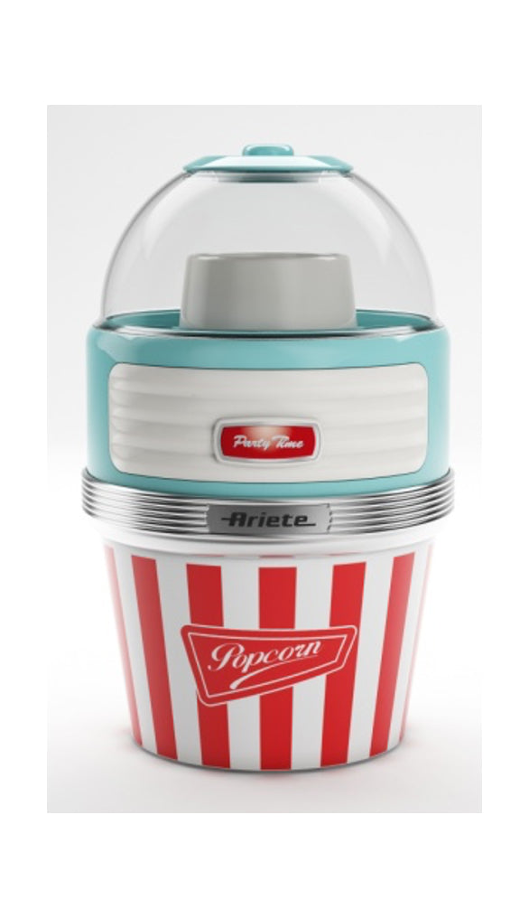 Ariete Popcorn-Maschine ARI-2957-BL – 1100 W – blau/rot/weiss
