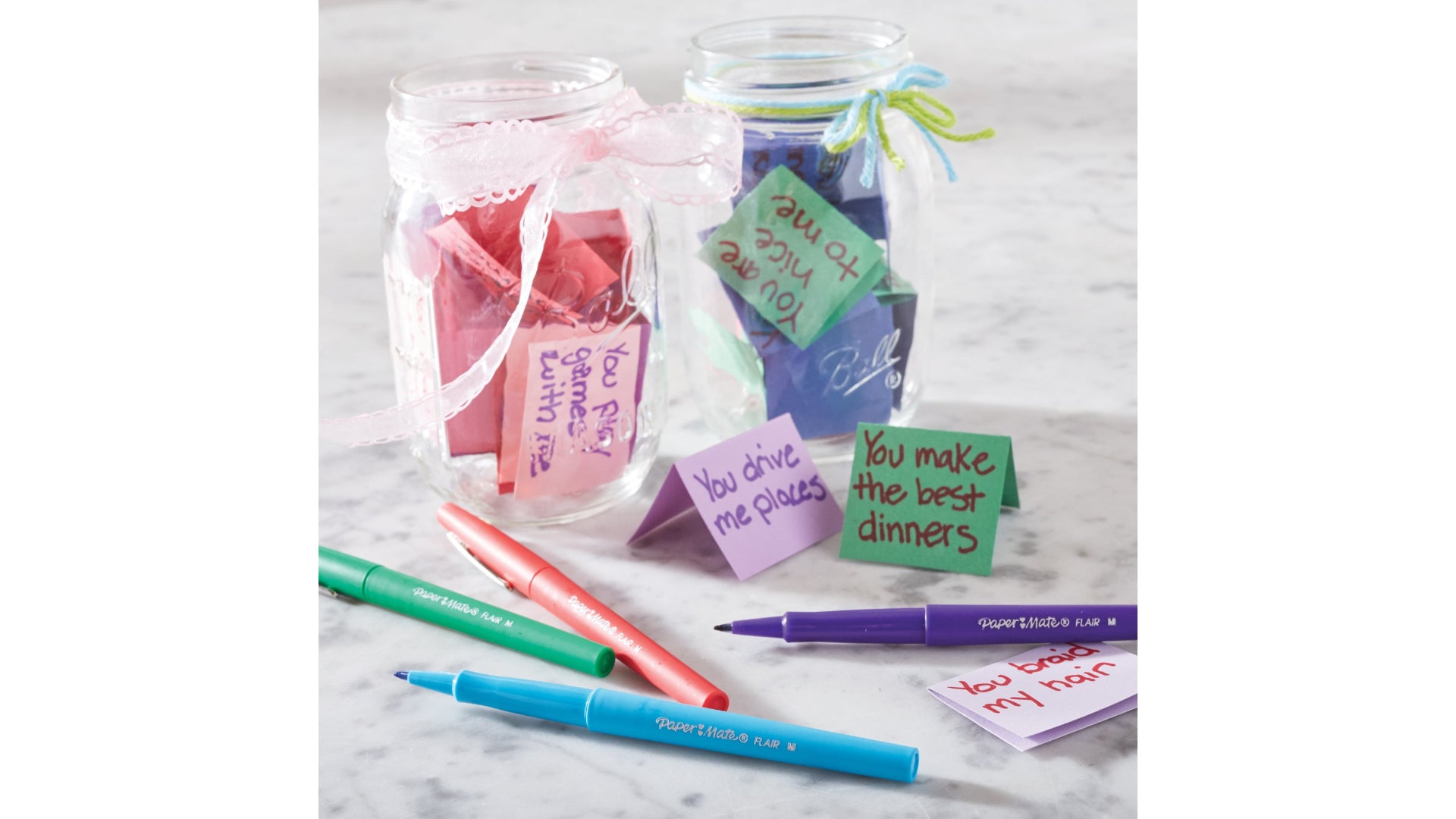 Papermate Paper Mate Flair Brush Pen Set – 16 Stk., 0,7 mm, 16 Farben, lichtbeständig