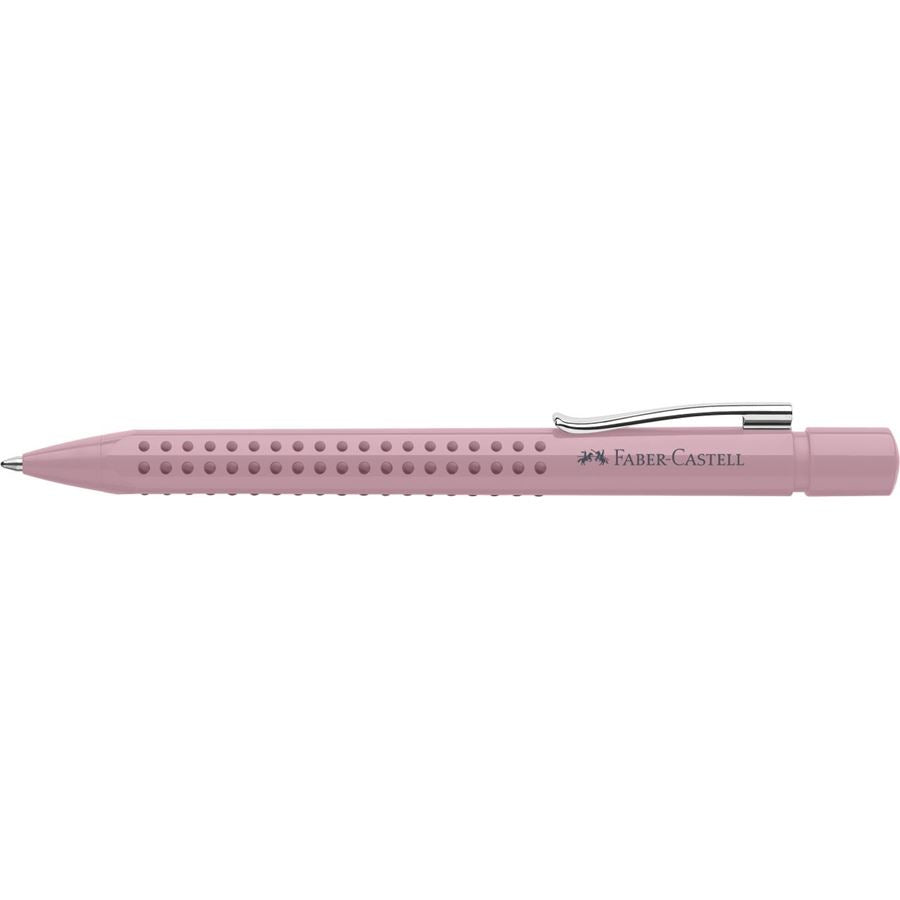 Faber-Castell GRIP 2010 Kugelschreiber – Blau, Druck, Pink, dokumentenecht, nachfüllbar