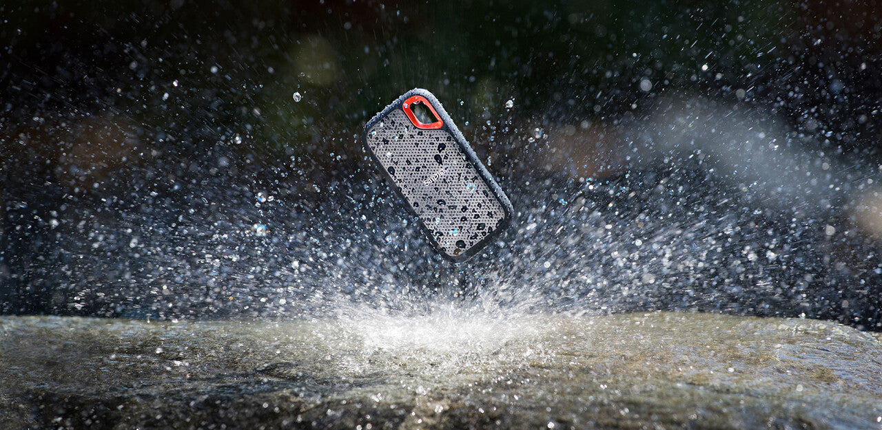 SanDisk Extreme Portable SSD – 4 TB, USB, 1 050/1 000 MB/s (Lesen/Schreiben)