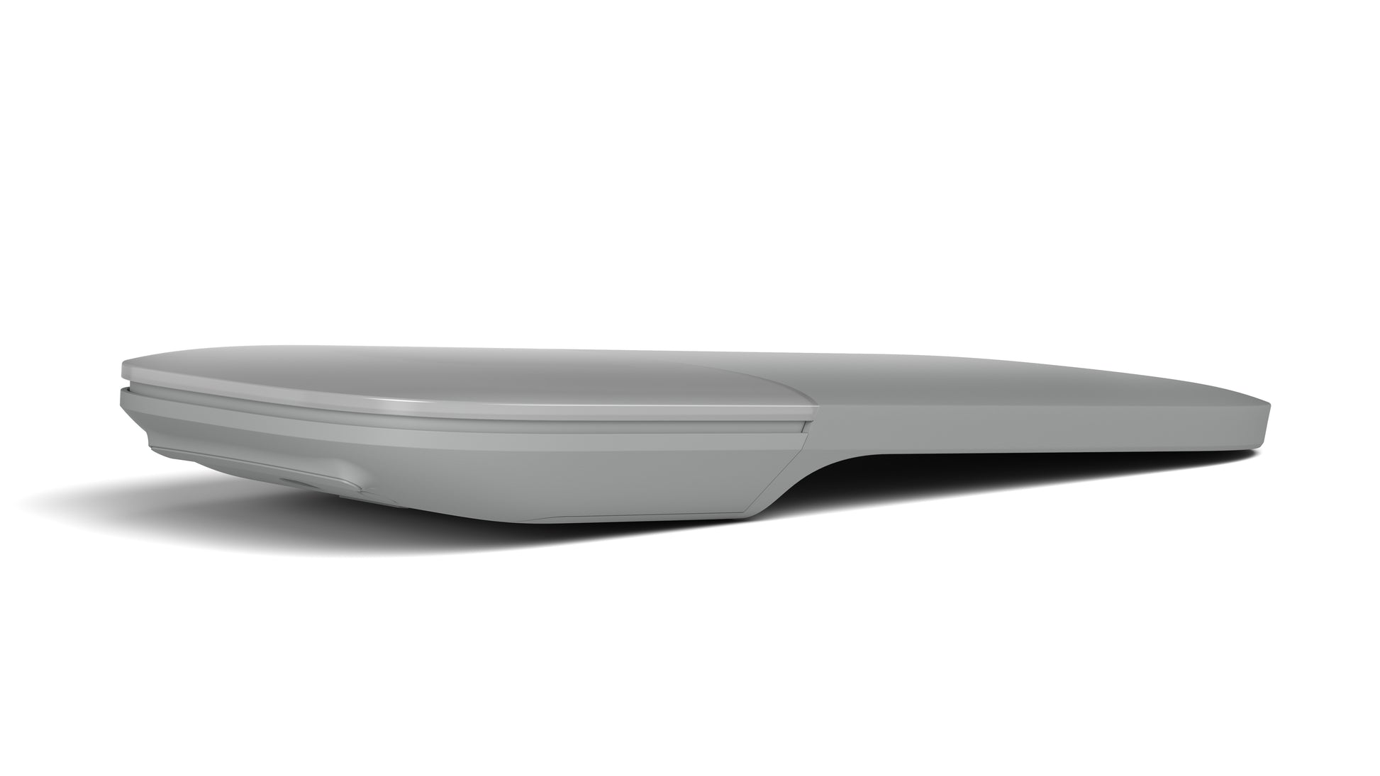 Microsoft Surface Arc Maus – kabellos, Bluetooth, hellgrau