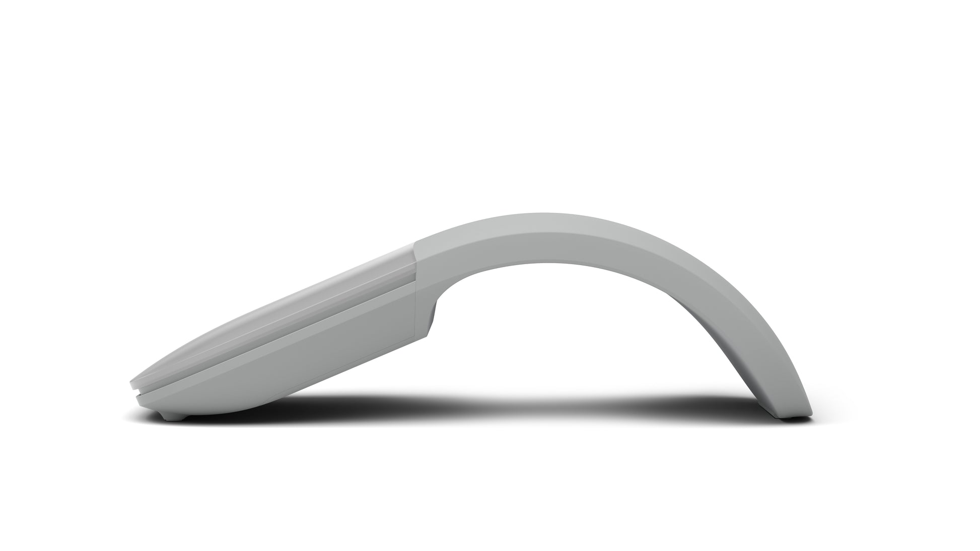 Microsoft Surface Arc Maus – kabellos, Bluetooth, hellgrau