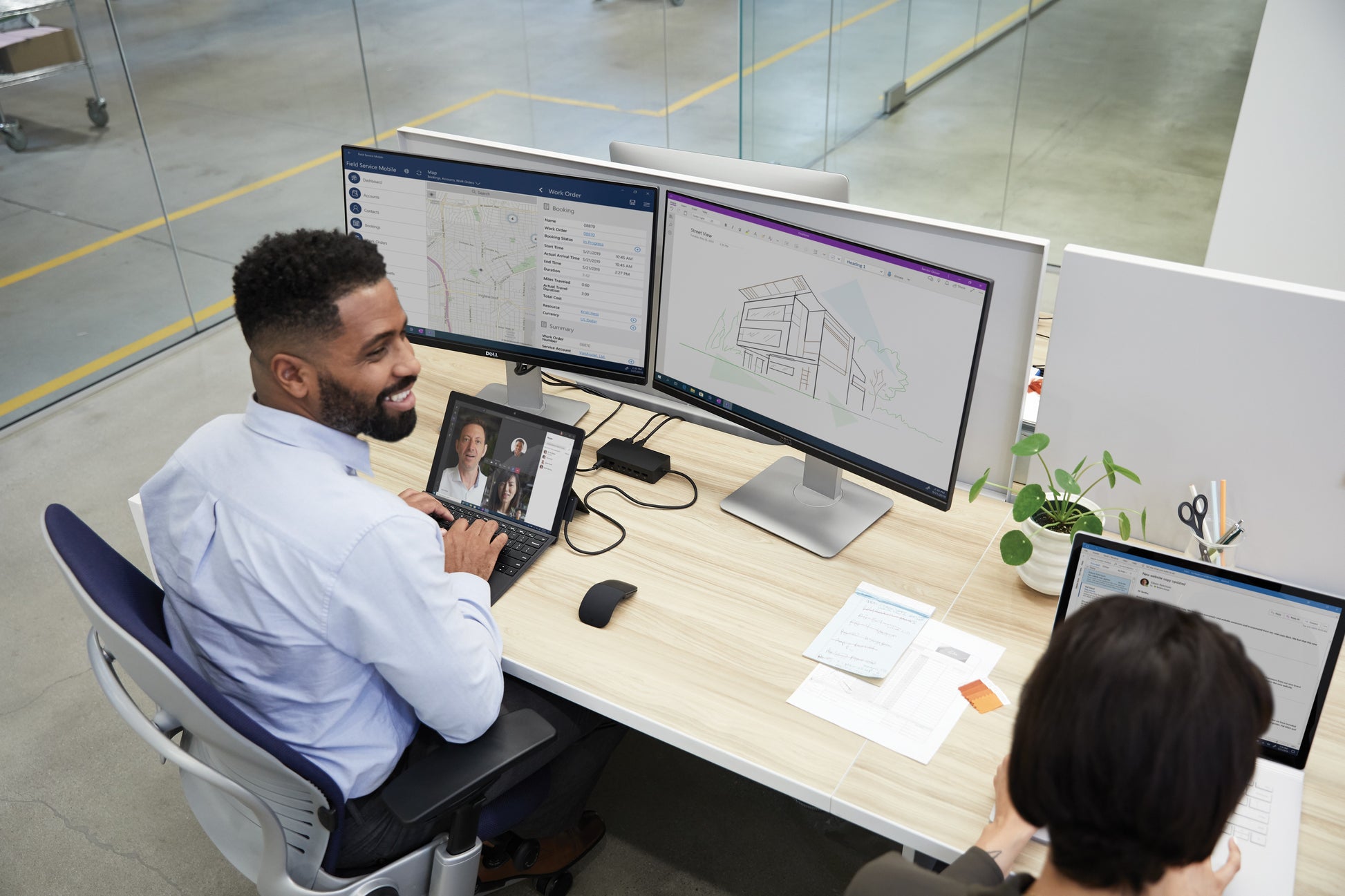 Microsoft Surface Arc Maus – kabellos, Bluetooth, schwarz