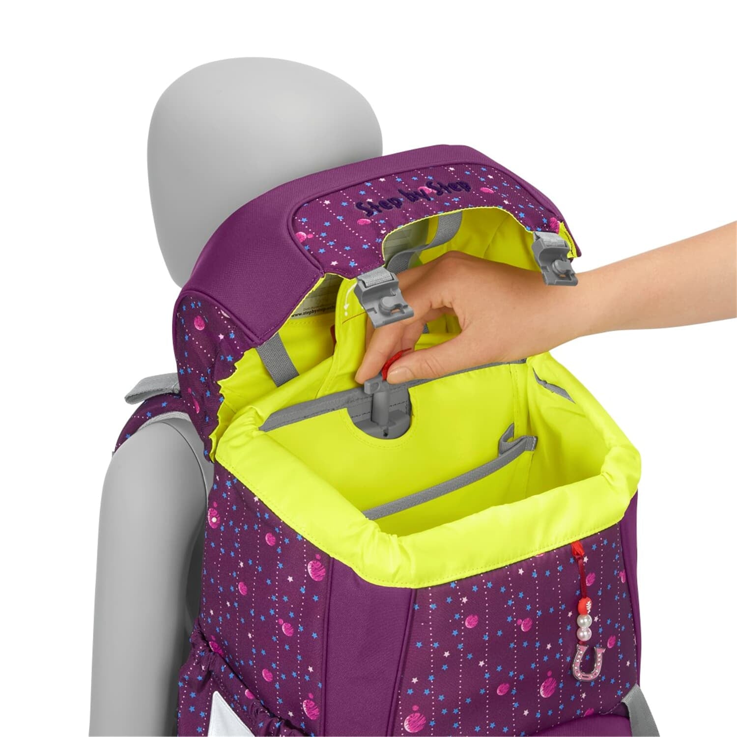 Step by Step Schulrucksack Giant – 5-teilig – Dreamy Unicorn Nuala – Recycelte Materialien
