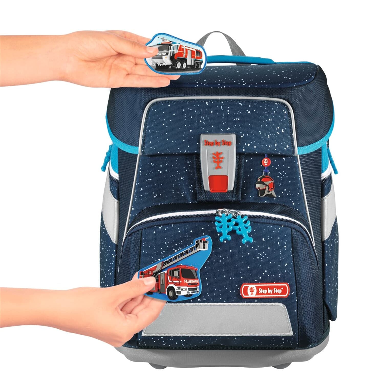 Step by Step Magic Mags Zubehörset – 3-teilig – Fire Engine Brandon – für Cloud, Space, 2in1 Plus und andere