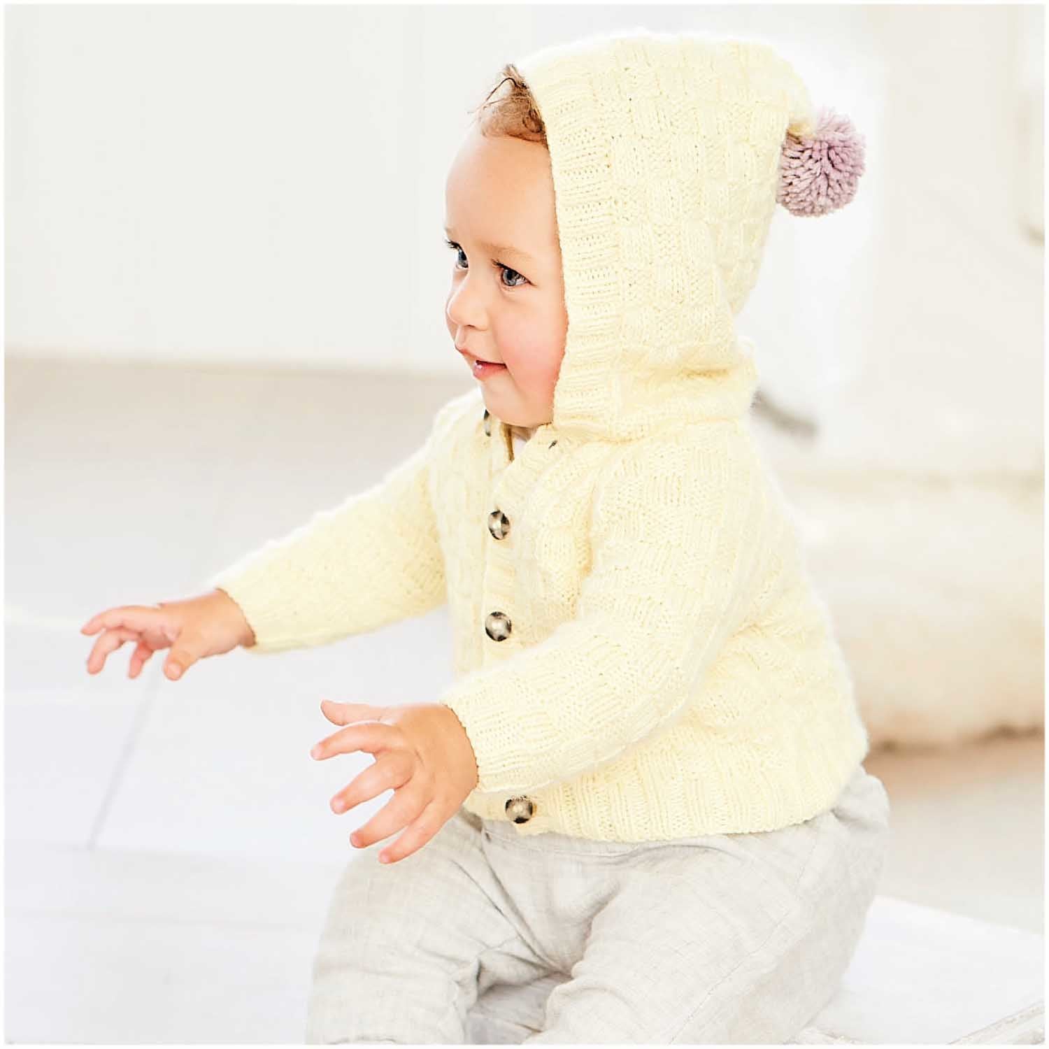 Rico Design Baby Dream DK Luxury Touch Uni Garn Flieder – 50 g, 115 m, Nadel 4 mm, 50% Polyamid/50% Polyacryl