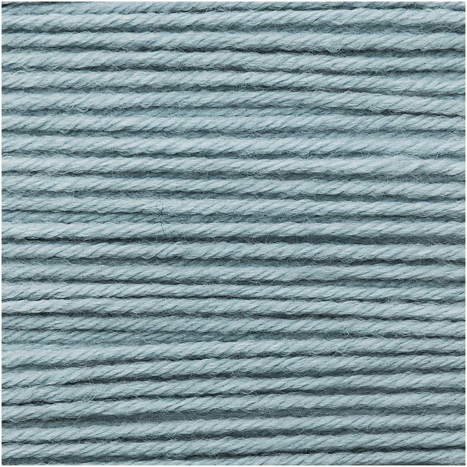 Rico Design Baby Dream DK Luxury Touch Uni Garn Mint – 50 g, 115 m, Nadel 4 mm, 50% Polyamid/50% Polyacryl