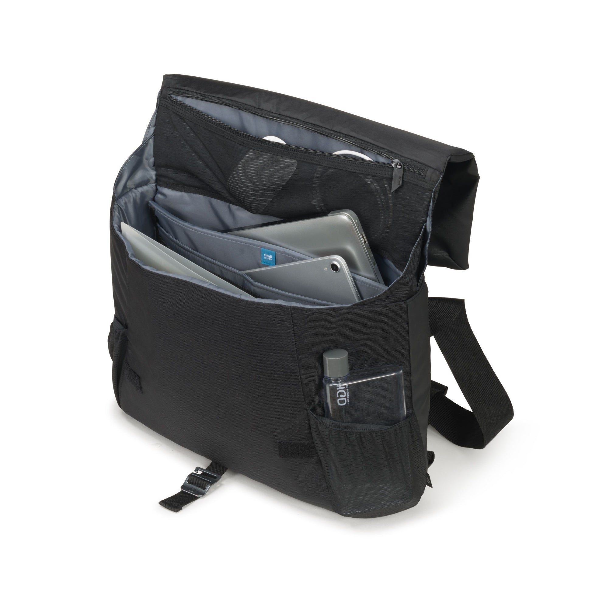 DICOTA Notebook-Tasche bis 15,6" – aus recyceltem PET, Schwarz