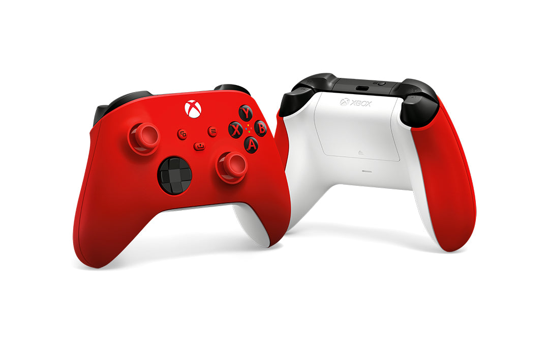 Microsoft Pulse Red – Gamepad – Kabellos (Bluetooth/2,4 GHz), Rot