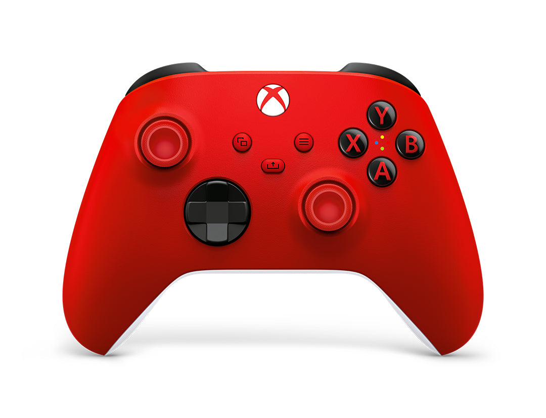 Microsoft Pulse Red – Gamepad – Kabellos (Bluetooth/2,4 GHz), Rot