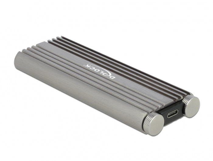 DeLOCK M.2 NVMe zu USB-Gehäuse Type-C 20 Gbit/s – 1-Bay M.2-Gehäuse – USB 3.2 Gen2x2 Type-C, für M.2 NVMe (PCI)