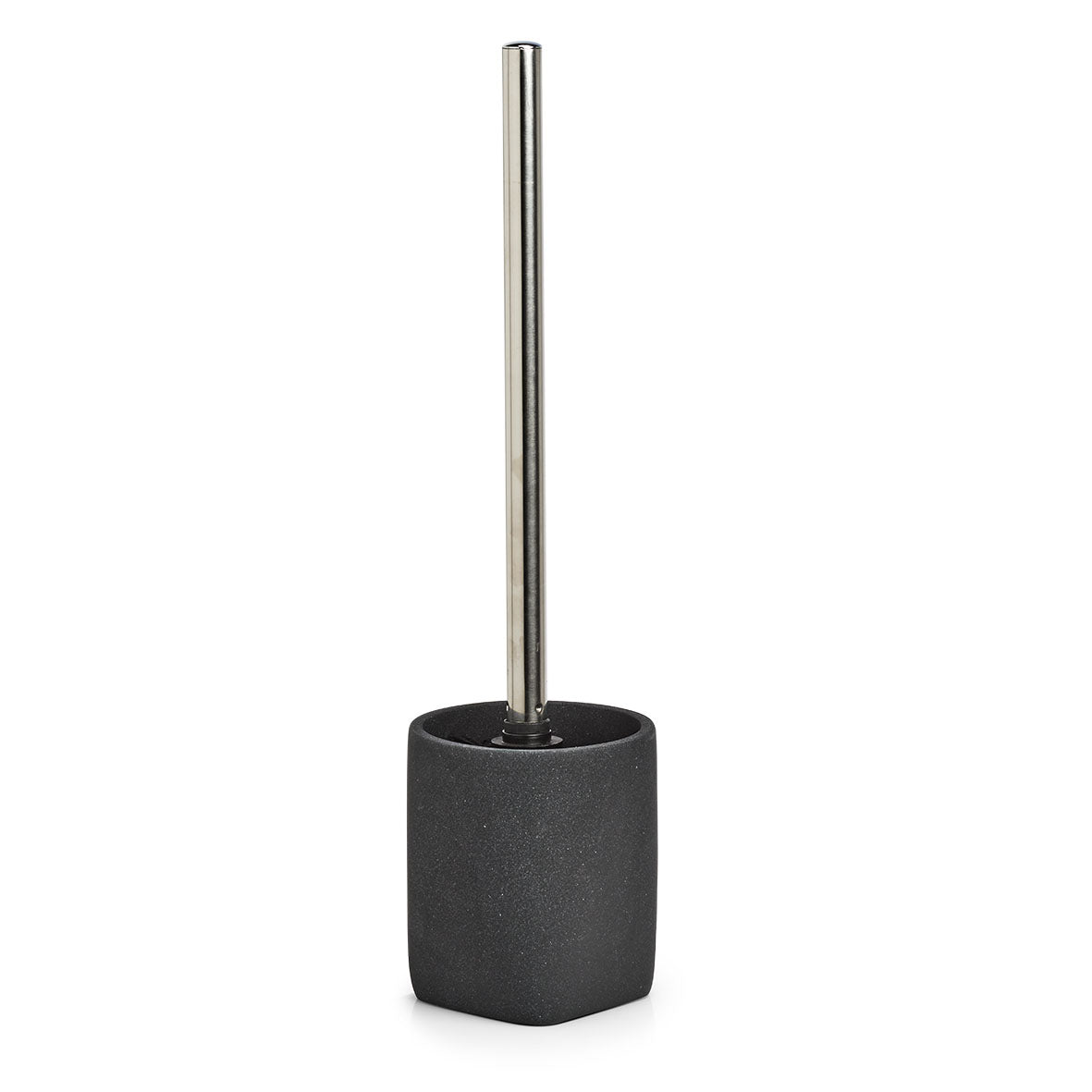 Zeller Present WC-Bürstenset – Polyresin, schwarz, H 36,5 cm, Ø 9,5 cm