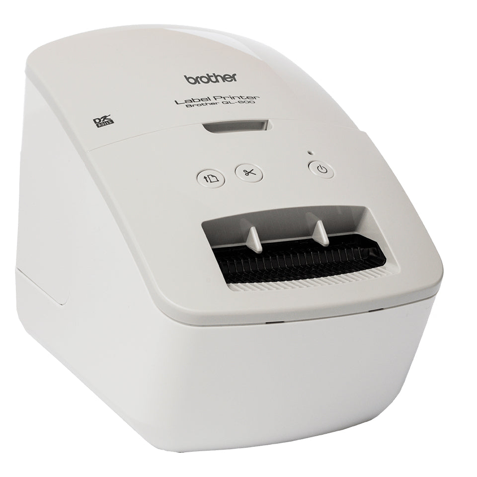 Brother QL 600G – Etikettendrucker, bis 62 mm, Thermodirekt, USB, 300 × 600 dpi, 71 mm/s, für DK-Rollen
