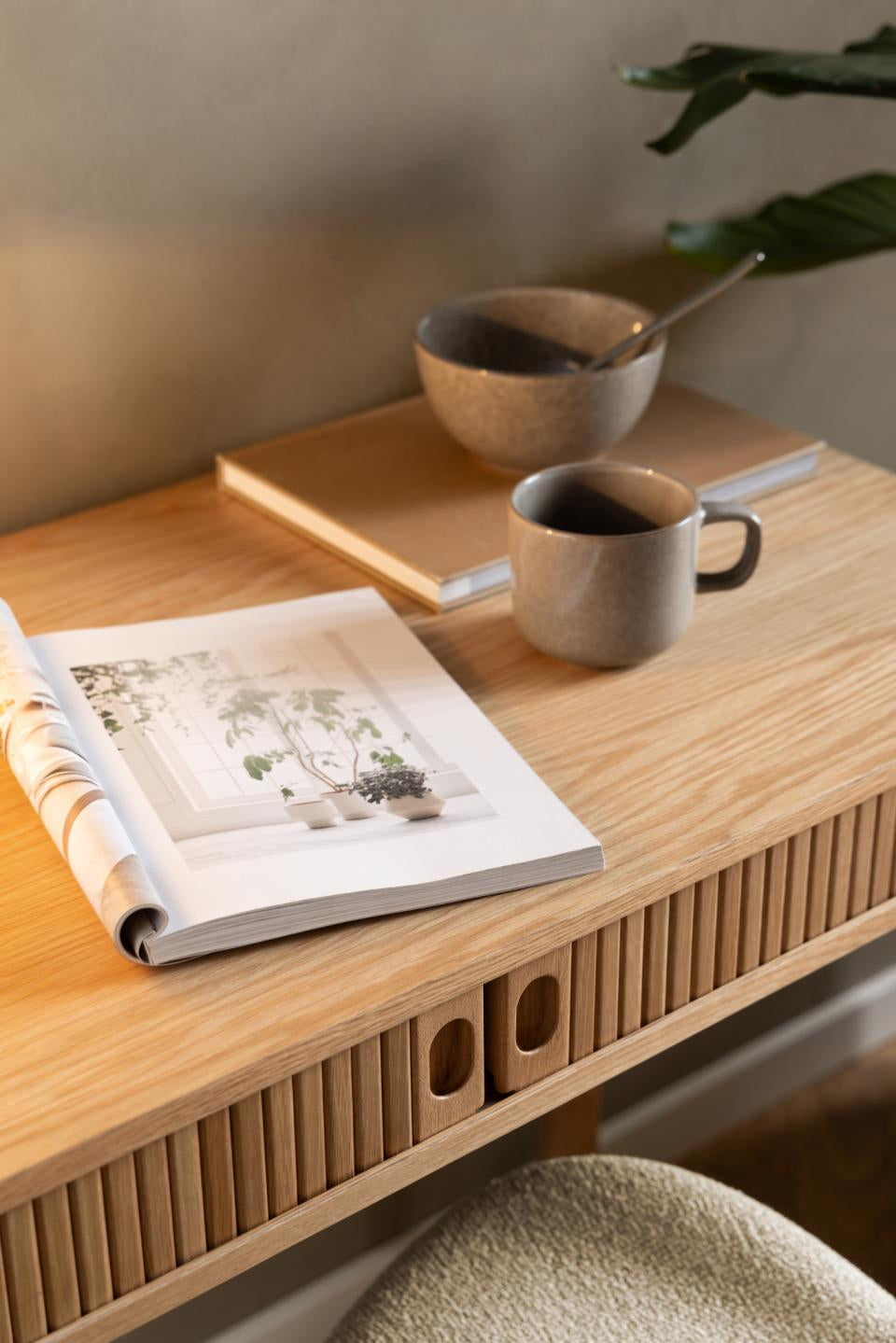 Actona AC Design – Stehtisch – 100 × 50 × 75 cm – Eiche
