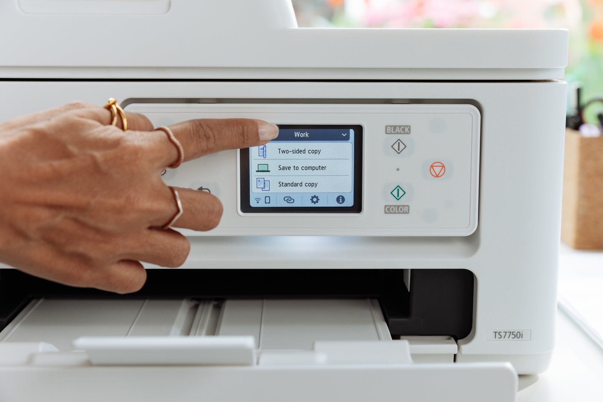 Canon PIXMA TS7750i – Farbiges Tintenstrahl-MFP A4, 3-in-1 – USB/WLAN – Duplex, ADF – 15 S./Min. S/W, 10 S./Min. Farbe