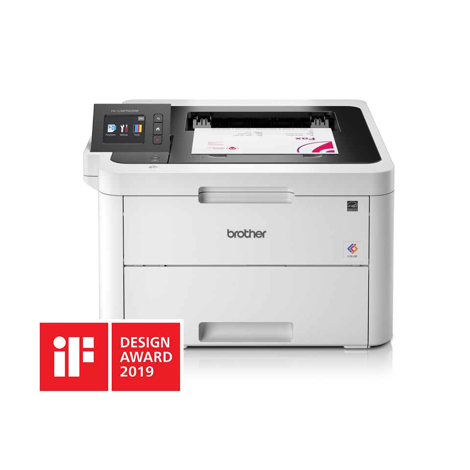 Brother HL-L3270CDW – A4, Farbe, Duplex, 24 S./Min., 600 × 2400 dpi, NFC, Papier: 250 Blatt