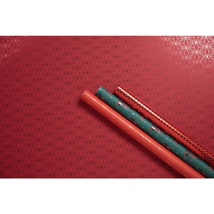 Clairefontaine Geschenkpapier Velvet – 70 cm × 2 m – 80 g/m² – 1 Stk. – Weihnachten