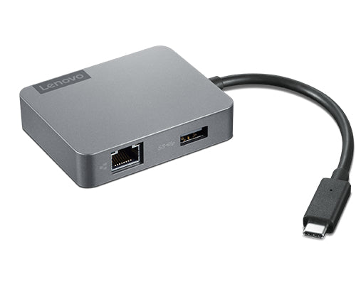 Lenovo 4X91A30366 Multiport-Adapter – USB-C, 1× HDMI, 1× VGA, 1× USB-A, GbE, für Lenovo
