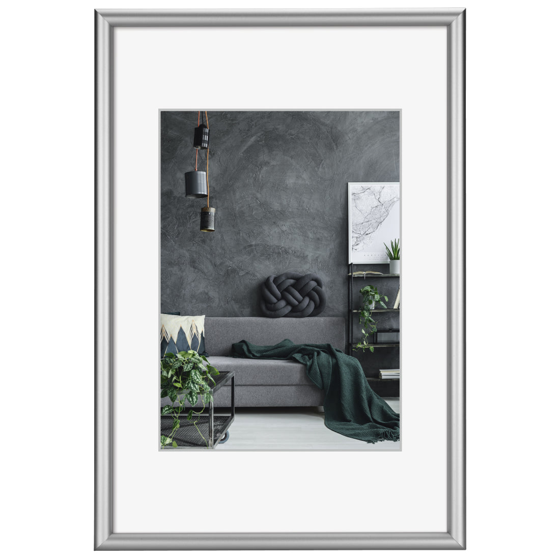 Hama Bilderrahmen – für 15 × 20 cm – Aluminium, Silber
