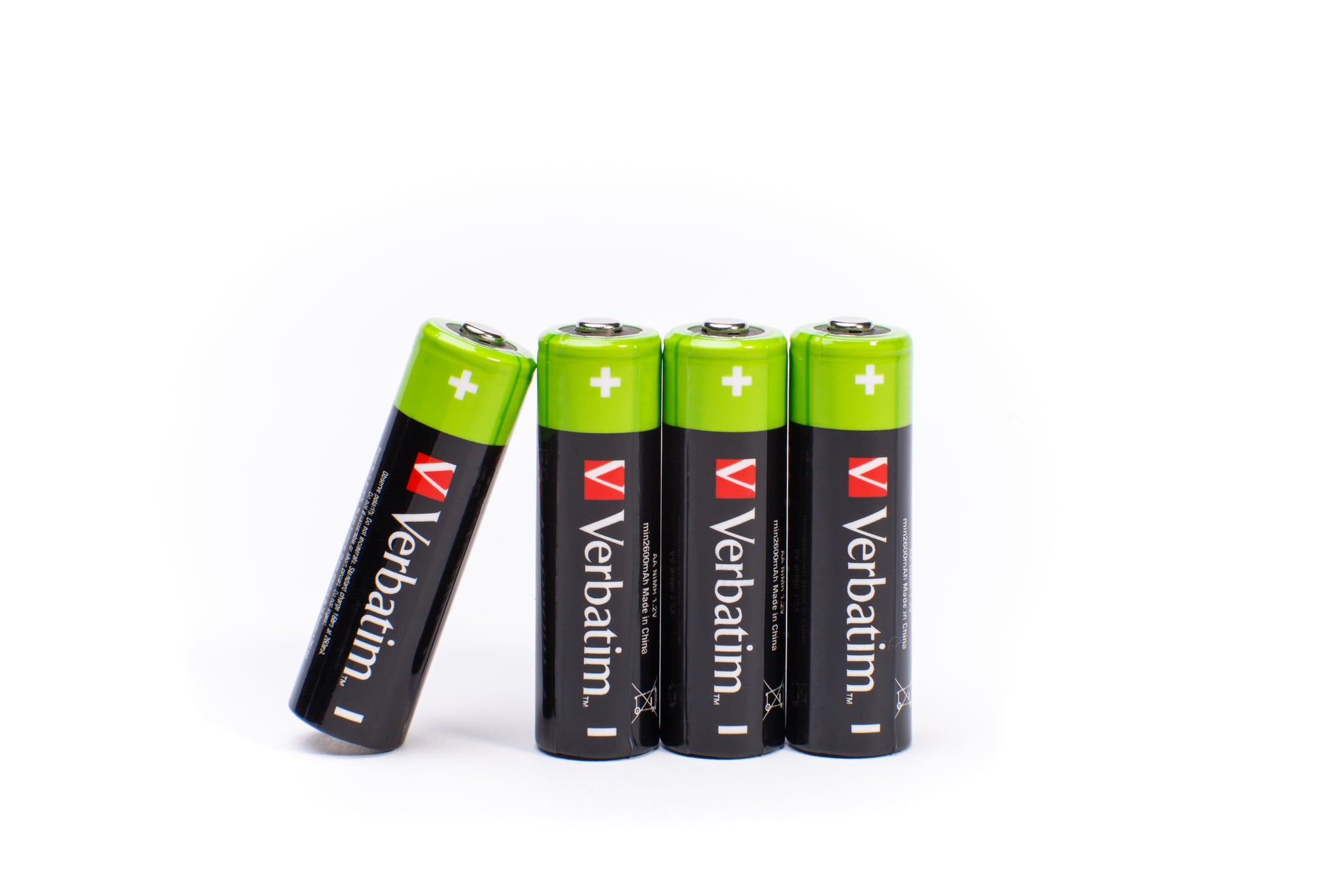 Verbatim AA Akkus, NiMH, 2500 mAh, 1,2 V – 4 Stk.