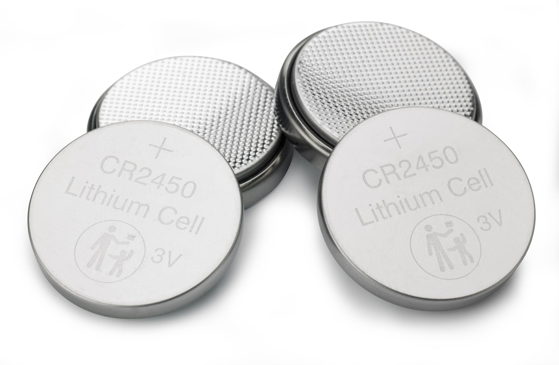 Verbatim Knopfzellen CR2450, Lithium, 3 V – 4 Stk.