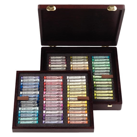 Royal Talens Rembrandt Soft Pastelle – 90 Stk., Holzkasten