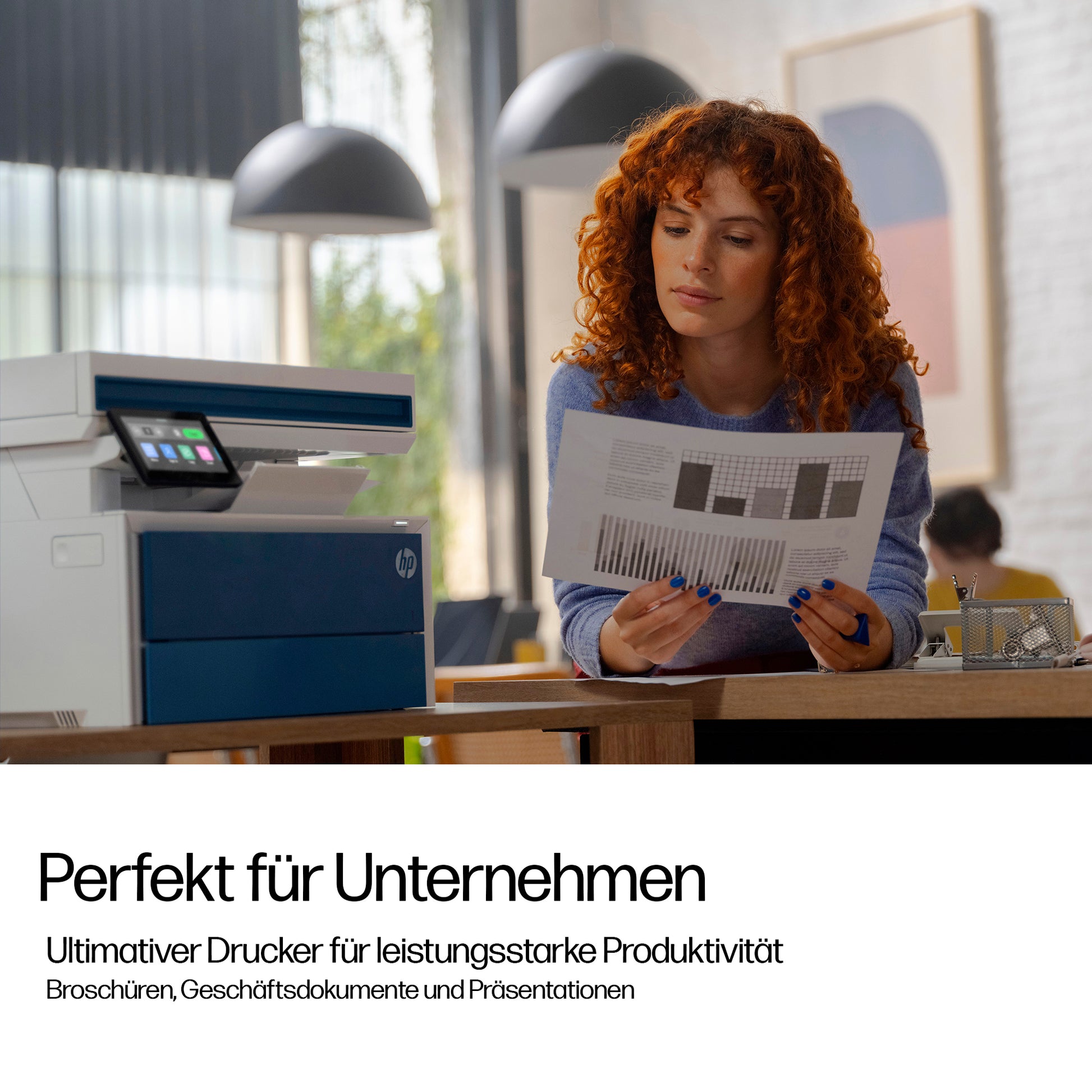 HP LaserJet Pro MFP 4113fdw – SW-Laser-Multifunktionsdrucker, A4, 4-in-1, Duplex, ADF, WLAN/LAN, Touchscreen