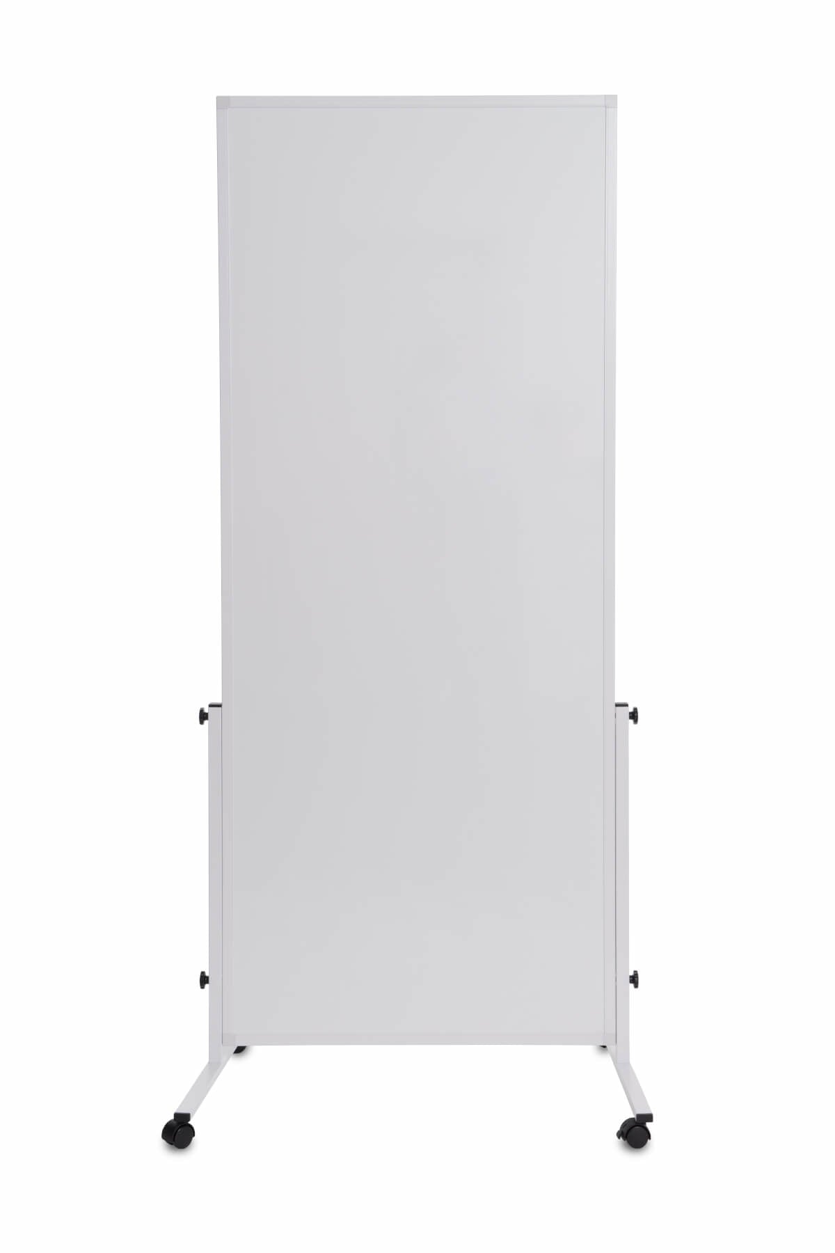 MAUL Whiteboard – 75 × 180 cm, Aluminiumrahmen, mobil